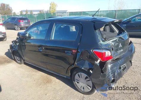 2021 Mitsubishi Mirage Carbonite Edition/Es/Le z USA, uszkodzony, nr VIN ML32AUHJ5MH010446